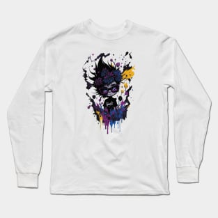 Dark Boy Color Splat Long Sleeve T-Shirt